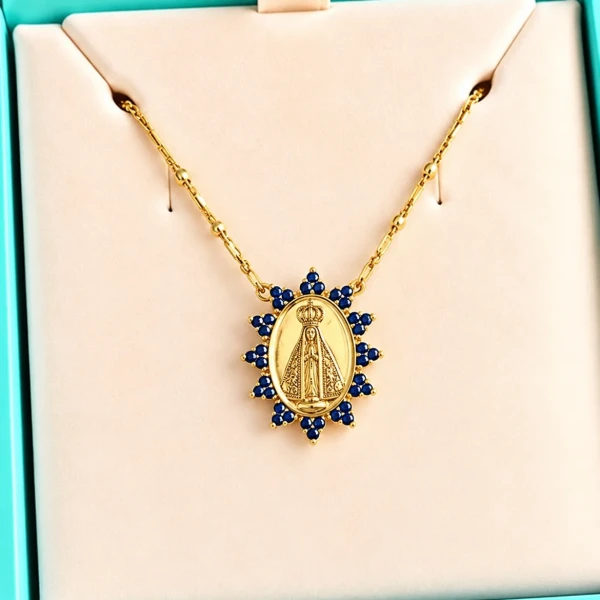 Colar mandala nossa senhora