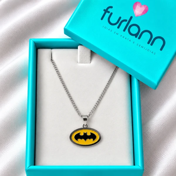 Colar batman aço