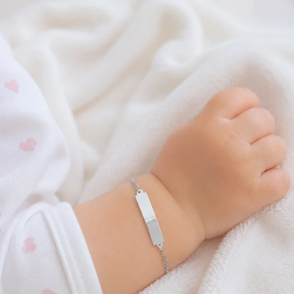 Pulseira plaquinha lisa
