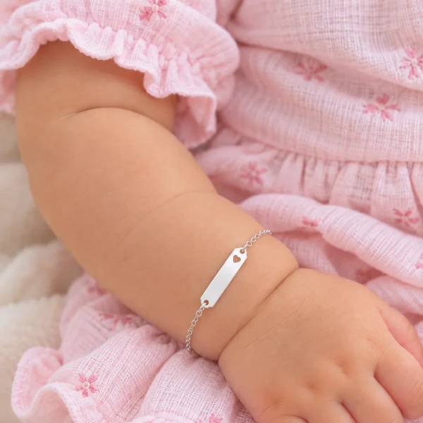 Pulseira chapinha coração