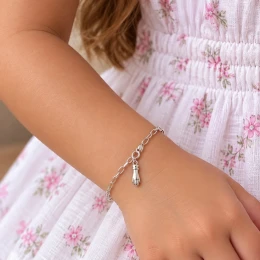 Pulseira infantil figa