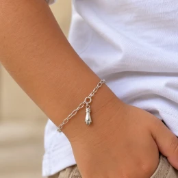 Pulseira infantil figa