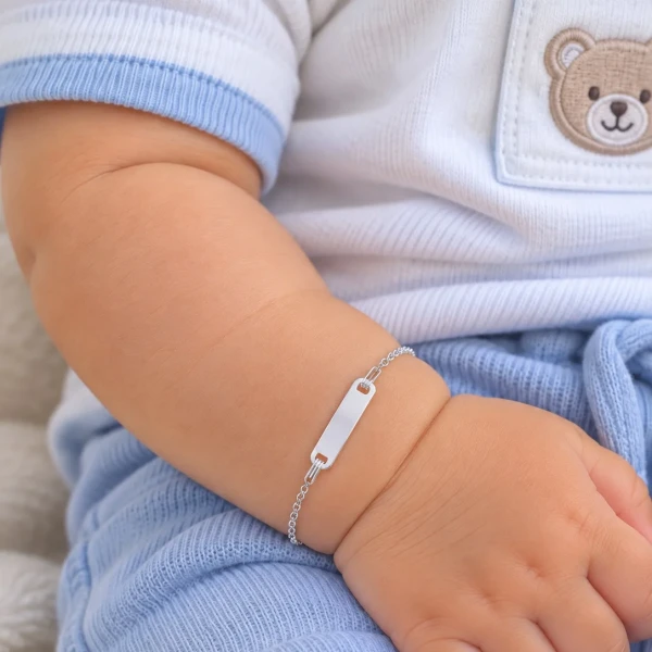 Pulseira plaquinha ello oval