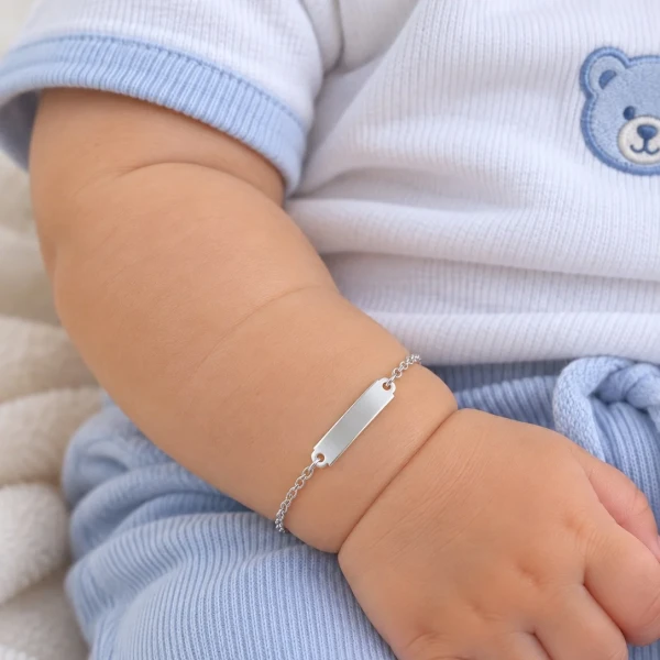 Pulseira plaquinha lisa