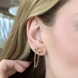 Ear line bolinha