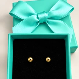 Brinco mini banhado a ouro