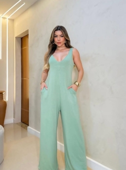Macacão pantalona Moletinho Premium