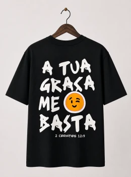 Camiseta A Tua Graça Me Basta Algodão