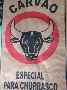 Embalagens de carvão 4kg e 5kg
