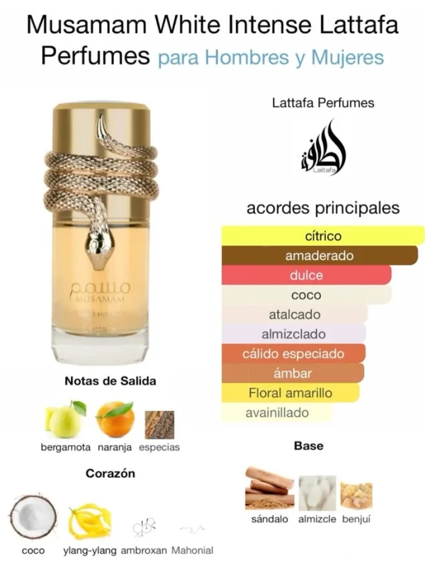 DECANTS perfume arabe 10ml Musamam Intense by Lattafa