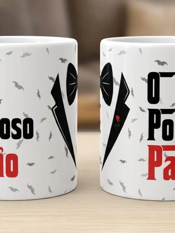 Caneca Paizão + Chaveiro em MDF