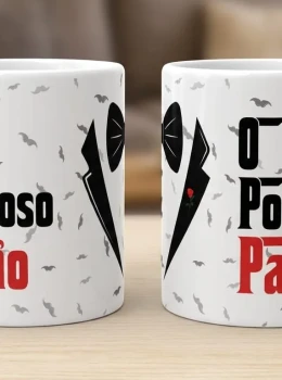 Caneca Paizão + Chaveiro em MDF