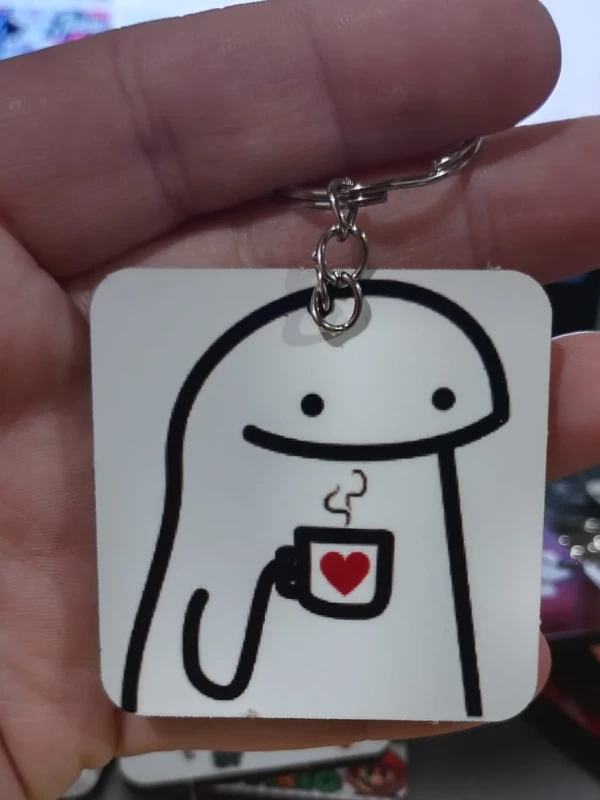 Chaveiro MDF - Flork Coffe