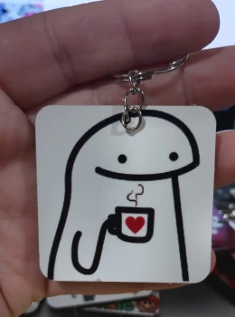 Chaveiro MDF - Flork Coffe