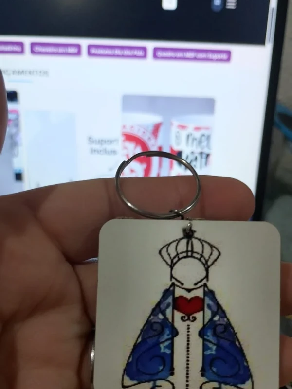 Chaveiro MDF - Nossa Senhora Aparecida