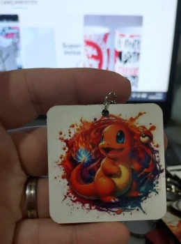 Chaveiro MDF - Charmander
