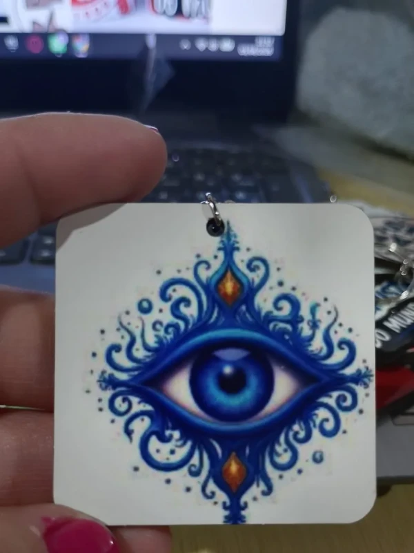 Chaveiro MDF - Blue Eye