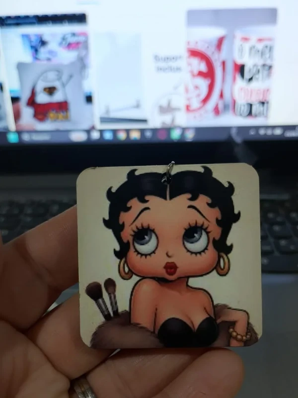 Chaveiro MDF - Betty Boop