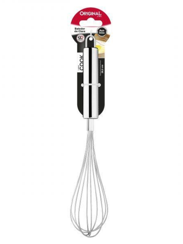 Batedor de Claras Metal 29cm Resistente