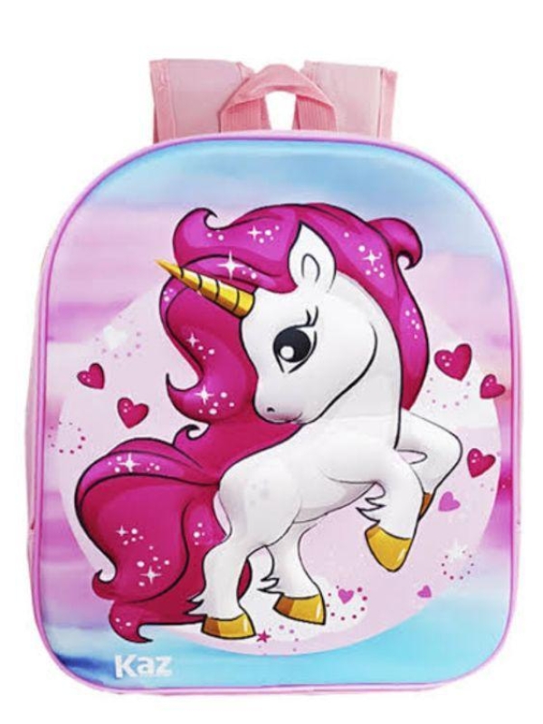 MOCHILA ESC. FEMININA 3D UNICORNIO