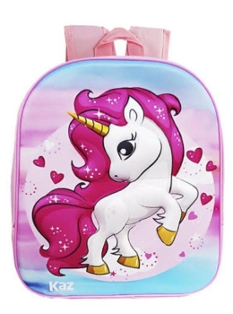 MOCHILA ESC. FEMININA 3D UNICORNIO