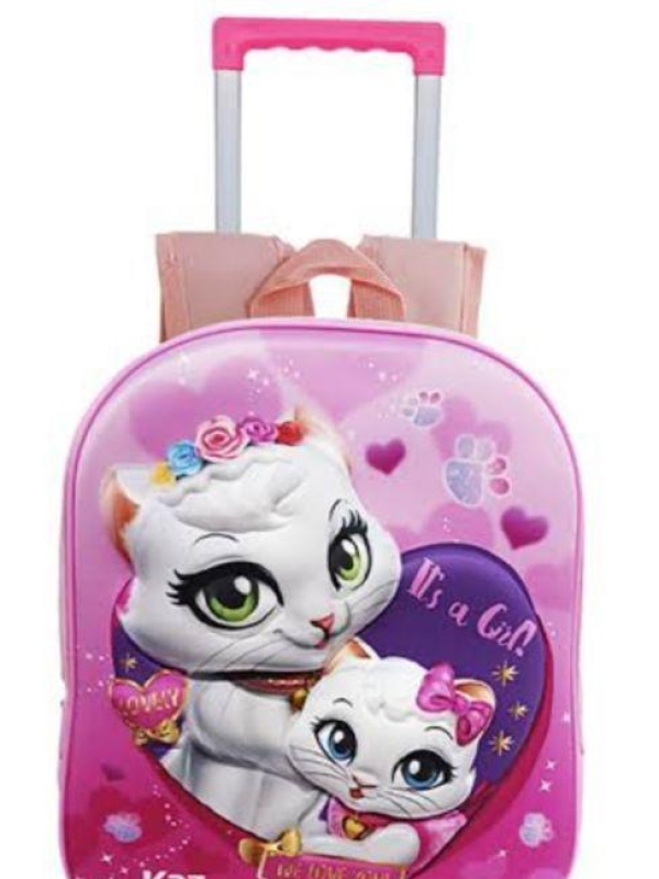 MOCHILA FEM. 3D 42CM GATINHA
