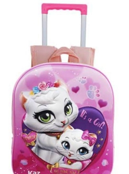 MOCHILA FEM. 3D 42CM GATINHA