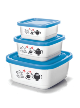 Cj. POTE 3Pcs QUAD. DEC. PMG 270/550/1300ml