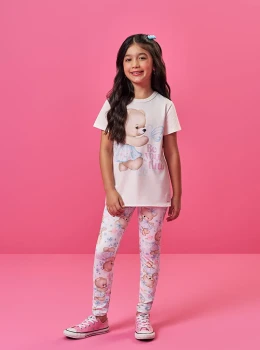 Conjunto Infantil Blusa e Calça Legging – Cinti