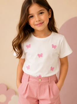 Blusa Infantil Borboletas – Cinti