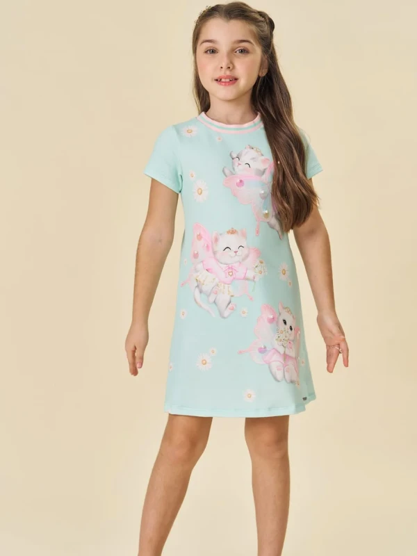 Vestido Infanti Candy Garden: Doçura e Magia em Cada Detalhe