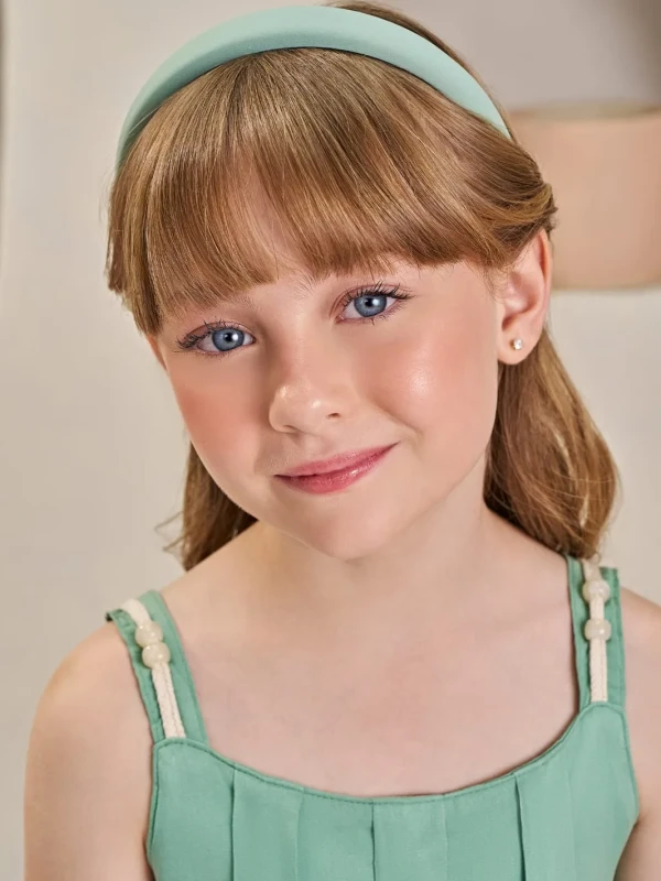 Encanto em Verde Mint: Vestido Infanti para Pequenas Princesas