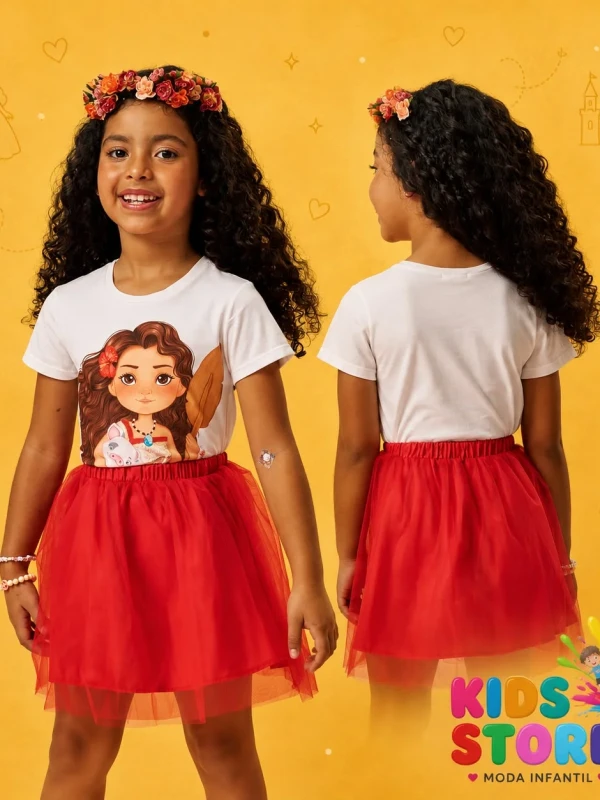 Saia em tule kukie 86127