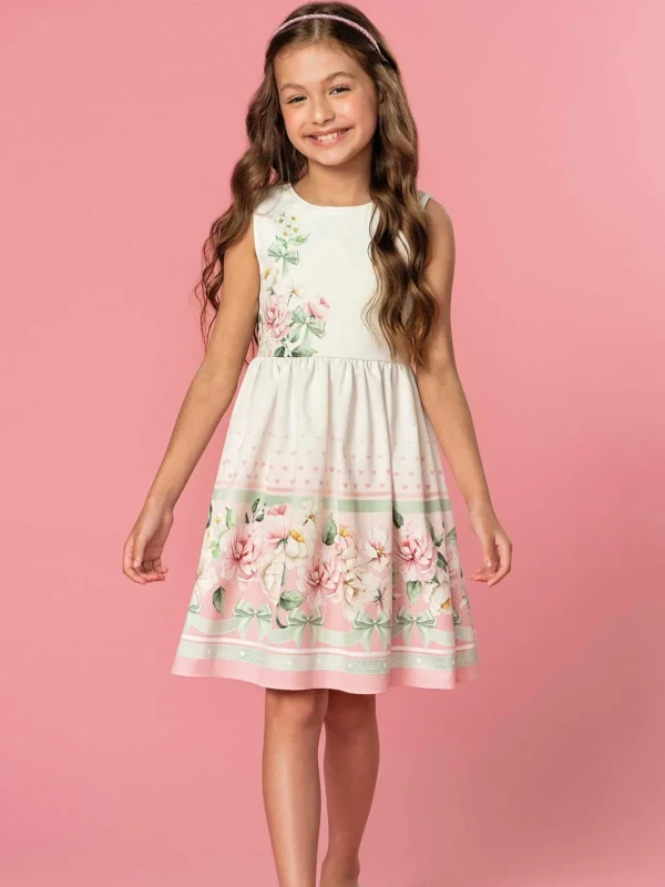 Vestido Infantil Floral Delicado – Infanti