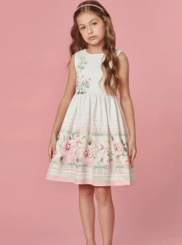Vestido Infantil Floral Delicado – Infanti