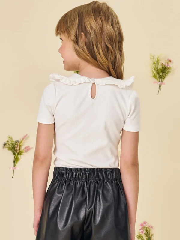 Blusa Infantil Canelada com Laço – Infanti