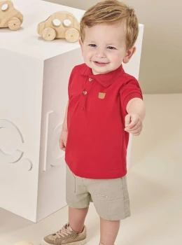 Conjunto Infantil Polo e Bermuda – Luc.boo