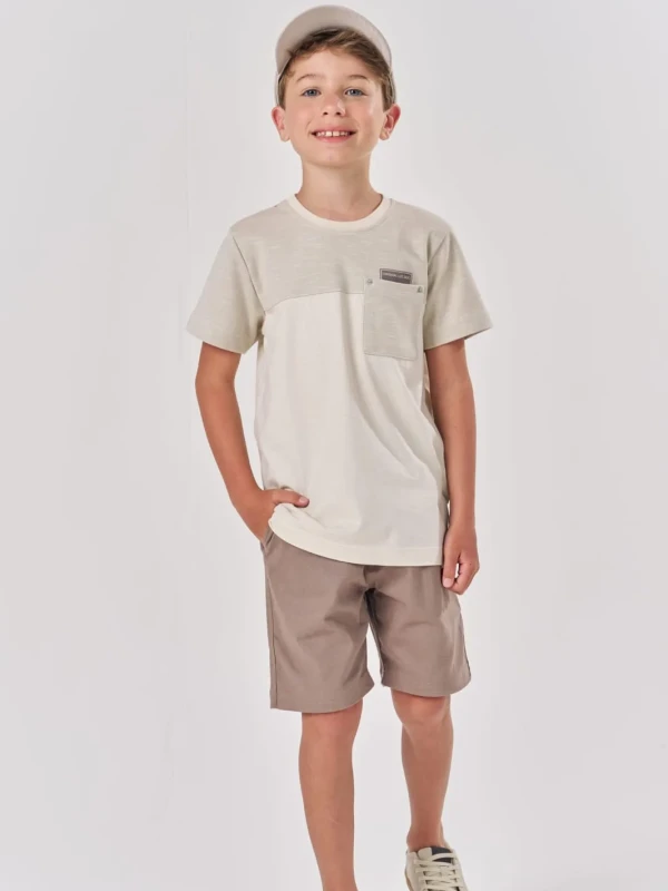 Conjunto Infantil Camiseta e Bermuda – Luc.boo
