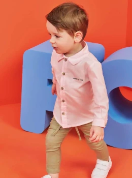 Conjunto Infantil Camisa Manga Longa e Calça – Johnny Fox