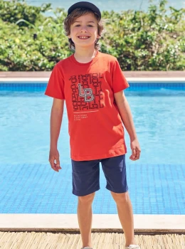 Conjunto Infantil Camiseta e Bermuda – Luc.Boo