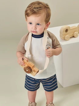 Conjunto Infantil Camiseta e Bermuda – Luc.Boo