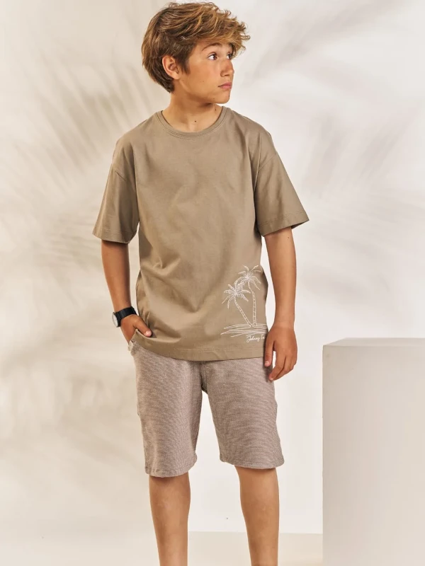 Conjunto Infantil Camiseta e Bermuda – Johnny Fox