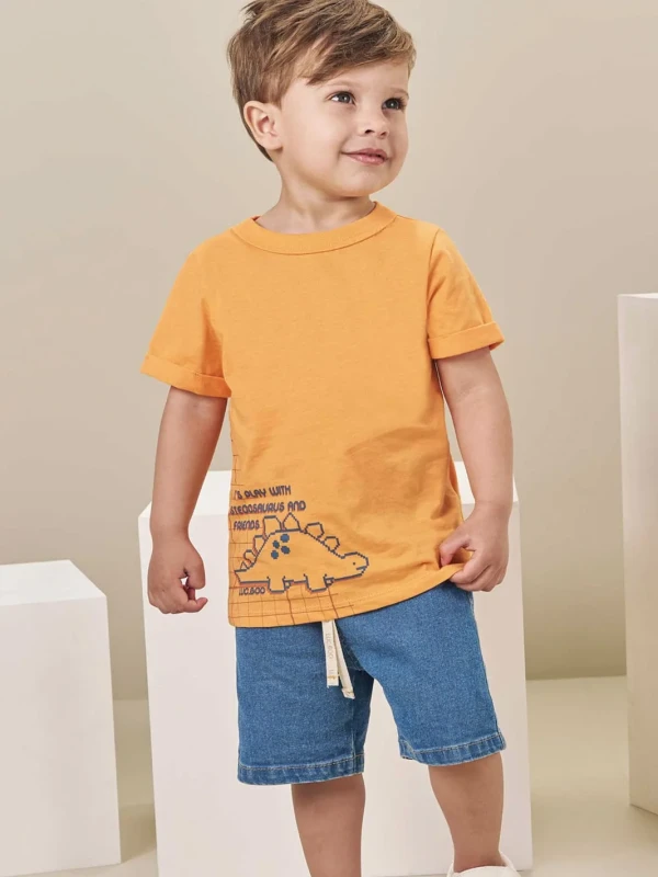 Conjunto Infantil Camiseta e Bermuda – Luc.Boo