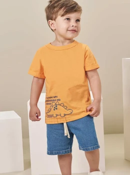Conjunto Infantil Camiseta e Bermuda – Luc.Boo