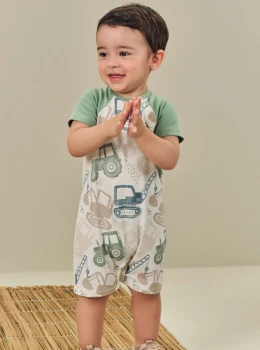 Macaquinho Infantil Estampado – Luc.Boo