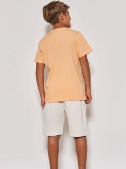 Conjunto Infantil Camiseta e Bermuda – Johnny Fox