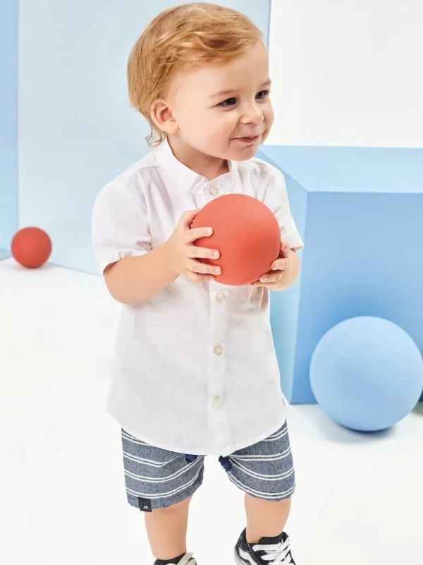 Conjunto Infantil Camisa e Bermuda – Johnny Fox