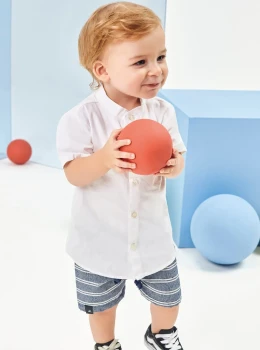 Conjunto Infantil Camisa e Bermuda – Johnny Fox