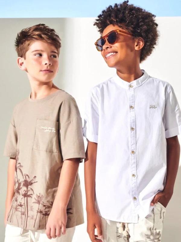 Conjunto Infantil Camiseta Estampada e Bermuda – Johnny Fox