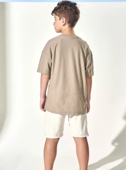 Conjunto Infantil Camiseta Estampada e Bermuda – Johnny Fox
